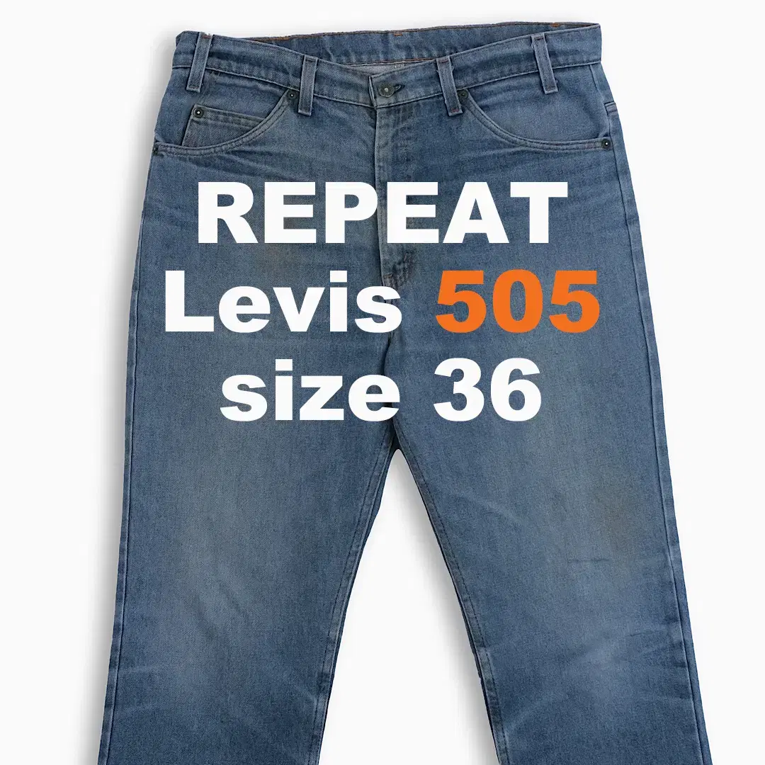 LEVI'S | 리바이스 Levi's 505 Orange Tab 80s USA 36 Inch OR5053873
