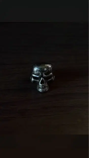 스컬 반지 빈티지 실버 925