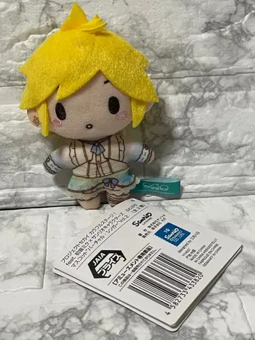 하츠네 미쿠 x 산리오 후와푸치 마스코트 봉제 인형 카가미네 렌