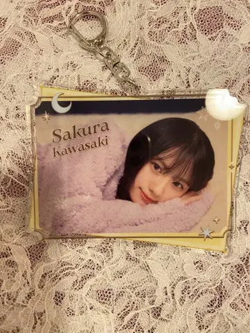 카와사키 사쿠라 노기자카 모바일 A상 아크릴 키링 회장 한정판