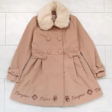 앙크루즈 리본 코트 구형 택 클래시컬