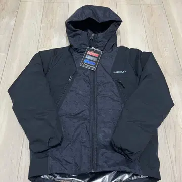 택 포함 새상품 HEAD 블랙 자켓 알루미늄 방풍 방한 발수