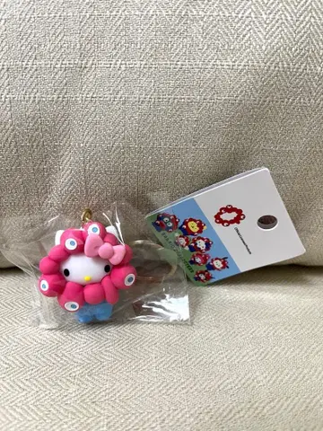 산리오 만박 미야쿠미야쿠 파스텔 키링 키티