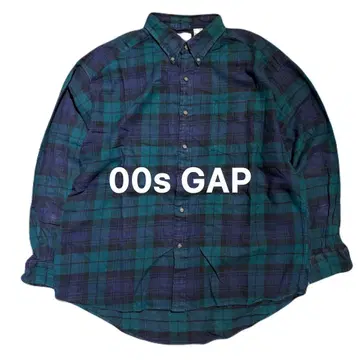 00s GAP 갭 플란넬 셔츠 올드 갭 블랙워치