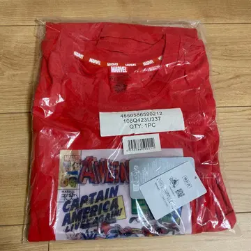 MARVEL 슈퍼히어로 디즈니 T셔츠 2L 레드