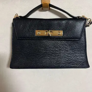 RIVE DROITE 블랙 핸드백