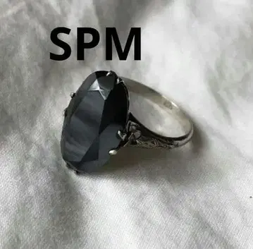 빈티지 헤마타이트 실버 반지 SPM 샘플라티나? 레트로