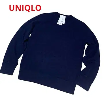 유니클로 캐시미어 스웨터 다크 네이비 XS 미사용 새상품