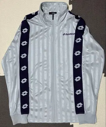 Lotto 집업 저지 실버 상하의 세트