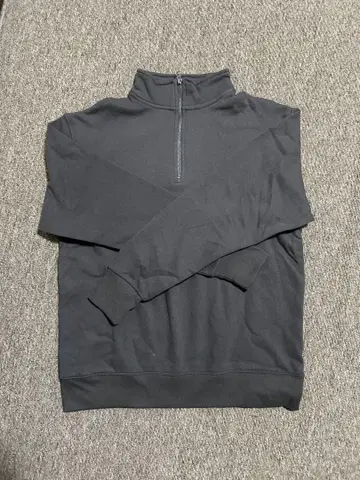 미사용 LL 사이즈 그레이 속기모 맨투맨 트레이닝복 저지