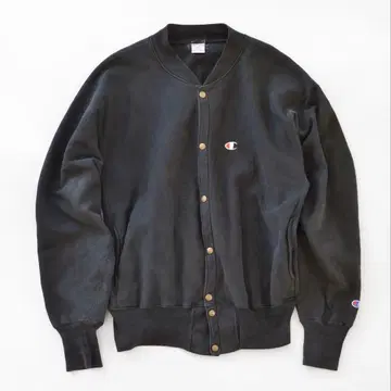 90s Champion 스냅 버튼 블랙 멕시코제
