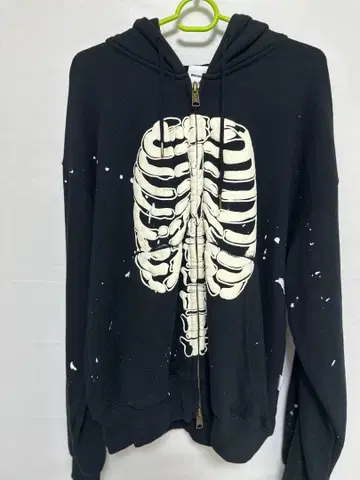 완판템 WISH FOREVER 스켈레톤 후드티 S 사이즈