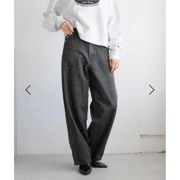 LOWRYSFARM 비쥬 와이드 스트레이트 팬츠