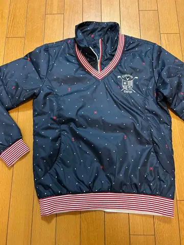 Callaway 여성용 충전솜 블루종 2WAY L 네이비 도트 무늬