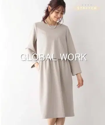 [ 새상품급 ] GLOBAL WORK 스고라쿠 스트레치 도킹 원피스