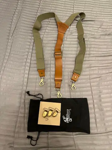 WISEGUY 와이즈가이 서스펜더 올리브 그린