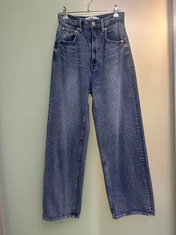 AZUL BY MOUSSY 블루 와이드 데님 S 미사용 택 없음