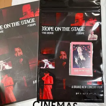 BTS 제이홉 영화 팝콘 트레이딩 카드 미사용 백 플라이어