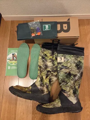 일본 야생조류협회 레인부츠 장화 L 사이즈