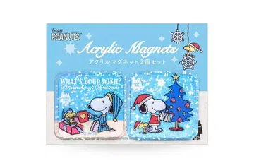 스누피 유라쿠초 마루이 한정판 마그넷 2개 세트