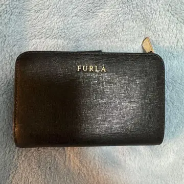 FURLA 블랙 접이식 지갑