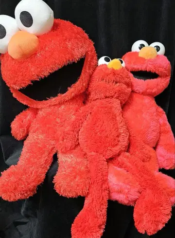 BIG 엘모 봉제 인형 3개 세트