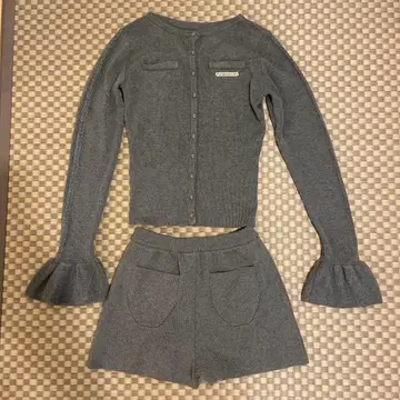 andmary 팬지 니트 세트업 그레이 새상품!