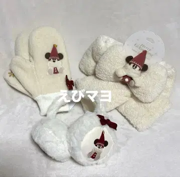 릴린린 귀도리 미튼 머플러