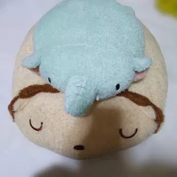 프리카 마츠모토 봉제 인형 쿠션 코끼리 사자