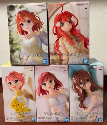 5등분의 신부 피규어 묶음 판매 5체