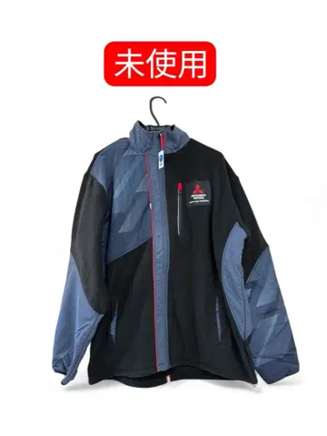 미사용 미쓰비시 플리스 자켓 블랙/파랑