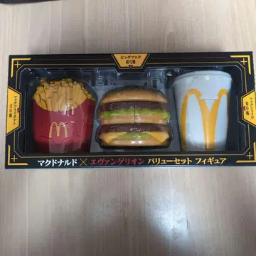 맥도날드 x 에반게리온 버거 세트 피규어
