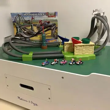 마리오 카트 라이트 트랙 세트와 미니카 세트