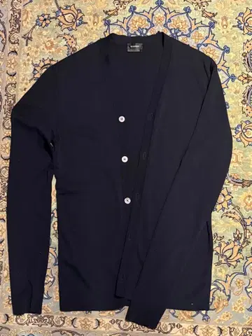 질 샌더 네이비 가디건