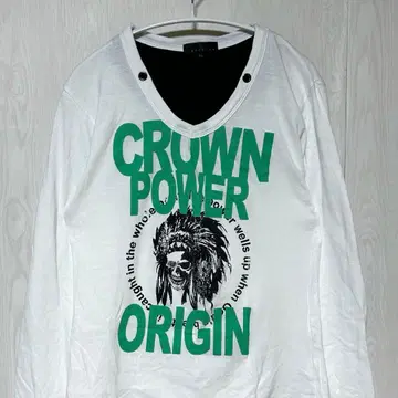 시크 스타일 y2k 그런지 헤이세이 스컬 해골 롱 티셔츠 LL