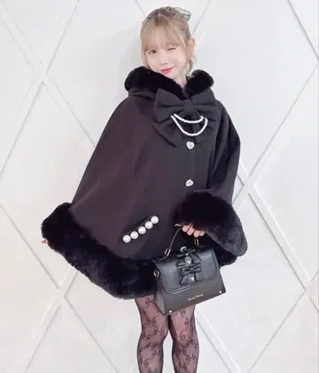 MARS 판초 코트 블랙