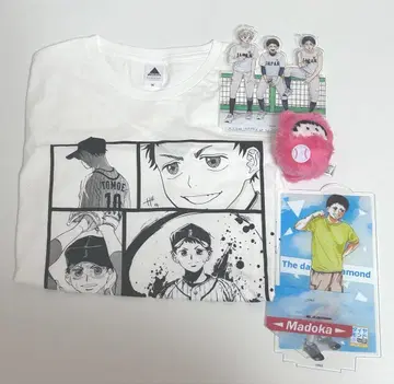 다이아몬드의 공죄 T셔츠 아크릴 스탠드 싸개 타피누이 토모에 엔