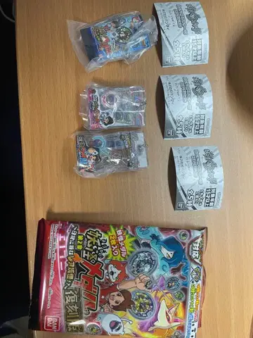 요괴워치 미니어처 패키지 컬렉션 홍모노 요괴 메달 팩 포함