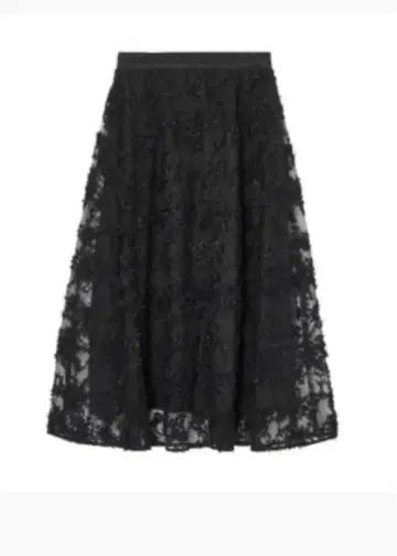 아나이 레이스 블랙스 스커트 38