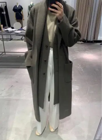 RIM.ARK Layered style long coat 38