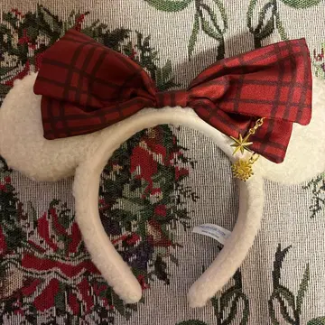 도쿄 디즈니 리조트 2025 크리스마스 머리띠 리루린린