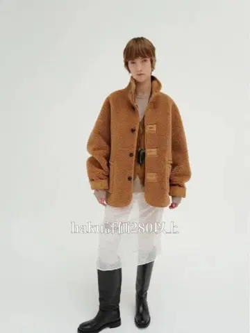 Monoha 베이지 플리스 자켓