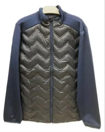 [새상품] 워크맨 MIX 다운 크로스 쉴드 자켓 L 블랙 x 네이비