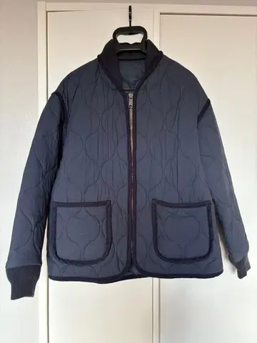 UNITED ARROWS 다크 네이비 퀼팅 자켓