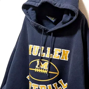 VOS 스포츠 미르 풋볼 후드 맨투맨 네이비 네이비 컬러 L 구제 의류