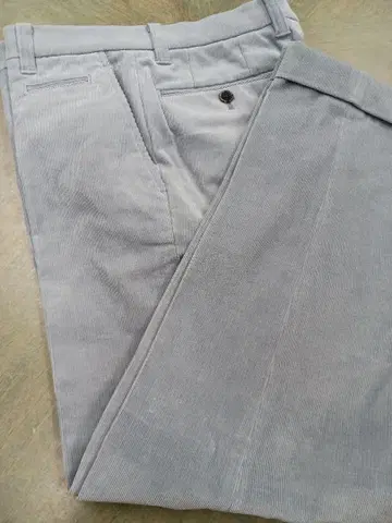 초슬림 코듀로이 그레이프 레인 프론트 슬랙스 일본제 used