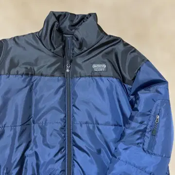 OUTDOOR 다운 자켓 3L 네이비/블랙