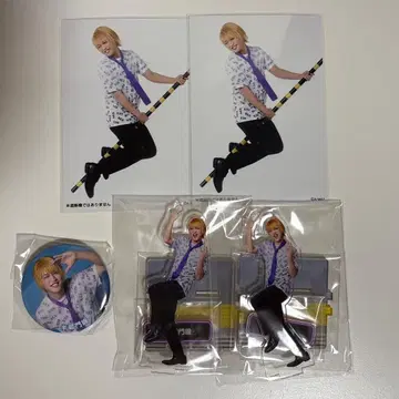 뮤지컬 청춘 철도 한조몬선 브로마이드 아크릴 스탠드 캔뱃지