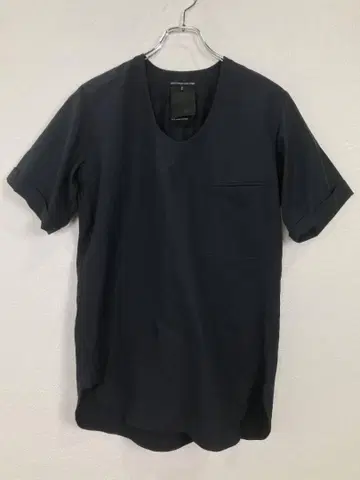 아베크 세 프레르 포켓 부착 무지 반팔 T셔츠 상의 38