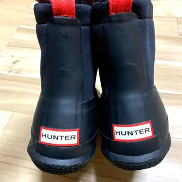 HUNTER 헌터 스노우 부츠 안쪽 보아 블랙